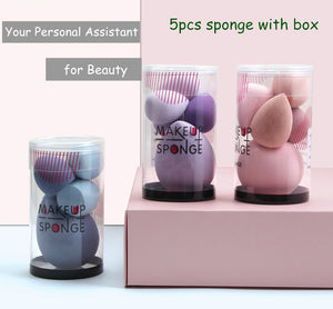 MAKEUP SPONGE AND BLENDER SET (5Pcs)