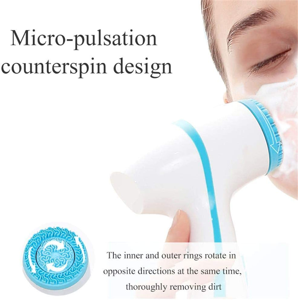 FACE CLEANSING LUMISPA SONIC SPIN BRUSH SET