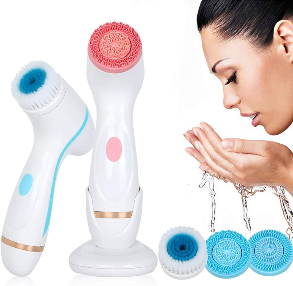 FACE CLEANSING LUMISPA SONIC SPIN BRUSH SET