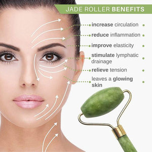 JADE TWO ENDED FACE MASSAGER ROLLER