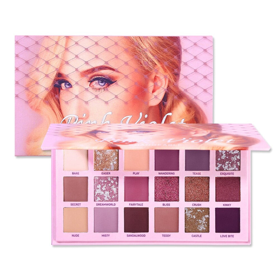 EYESHADOW PALETTE PRO MATTE GLITTER 18 COLORS