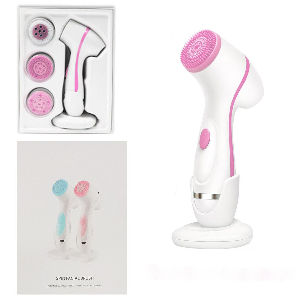 FACE CLEANSING LUMISPA SONIC SPIN BRUSH SET